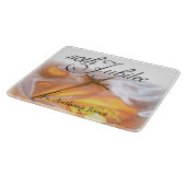 Golden Jubilee Religious Life, Cross Candle Snijplank (Hoek)