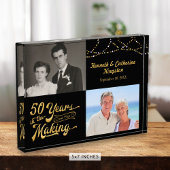 Golden Jubileum (50th) Dan en nu Foto's