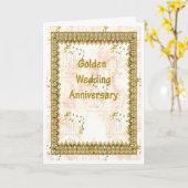 Golden Jubileum Card Kaart (Gele Bloem)