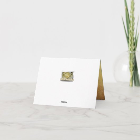 Golden Jubileum Dank je wel Bedankkaart (Achterkant)