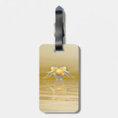 Golden Jubileum Dolphins en Heart Bagagelabel (Achterkant verticaal)