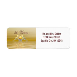 Golden Jubileum Dolphins en Heart Etiket