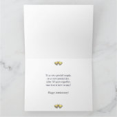 Golden Jubileum Dolphins en Heart Kaart (Binnen)