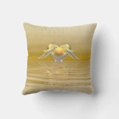 Golden Jubileum Dolphins en Heart Kussen (Achterkant)