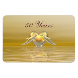 Golden Jubileum Dolphins en Heart Magneet