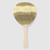 Golden Jubileum Handwaaier (Voorkant)