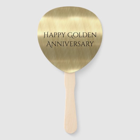 Golden Jubileum Handwaaier (Voorkant)