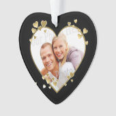 Golden Jubileum Heart Foto Ornament (voorkant)