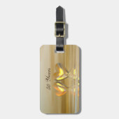 Golden Jubileum Hearts Bagagelabel (Voorkant verticaal)