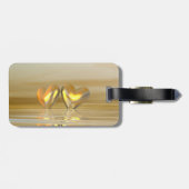 Golden Jubileum Hearts Bagagelabel (Achterkant horizontaal)