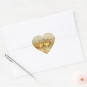 Golden Jubileum Hearts Hart Sticker (Envelop)