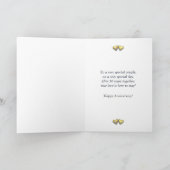 Golden Jubileum Hearts Kaart (Binnen)