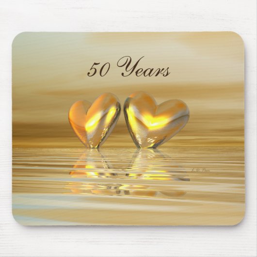 Golden Jubileum Hearts Muismat (Voorkant)