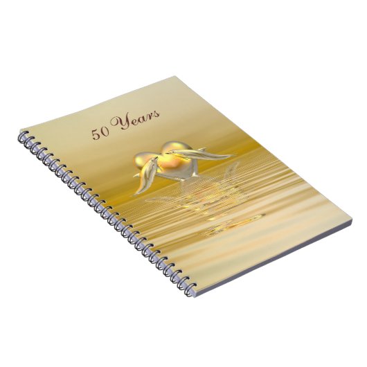 Golden Jubileum Hearts Notitieboek (Rechterzijde)