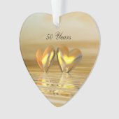 Golden Jubileum Hearts Ornament (voorkant)