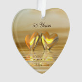 Golden Jubileum Hearts Ornament (voorkant)