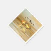 Golden Jubileum Hearts Servetten (Hoek)