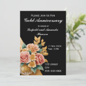 Golden Jubileum Kaart (Staand voorkant)