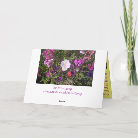 Golden Jubileum kaart (Achterkant)