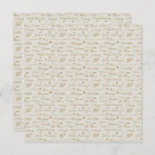 Golden Jubileum Kaart (Voorkant / Achterkant)