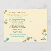 Golden Jubileum Kaart Shower (Achterkant)