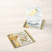 Golden Jubileum Kartonnen Onderzetters (Insitu)