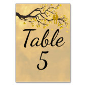 Golden Jubileum Lovevogels Kaart (Voorkant)