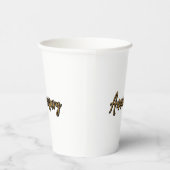 Golden Jubileum Papupups Papieren Bekers (Rechts)