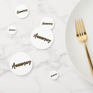 Golden Jubileum Table Confetti