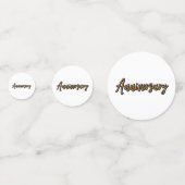 Golden Jubileum Table Confetti (Voorkanten)