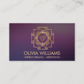 Golden Kali Yantra Visitekaartje (Voorkant)