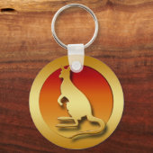 GOLDEN KANGAROO SLEUTELHANGER (Voorkant)