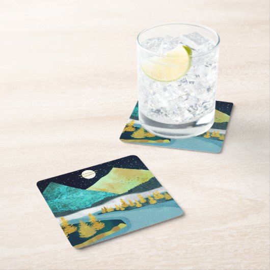 Golden Kartonnen Onderzetters (Insitu)