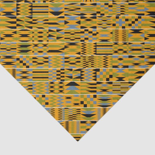 Golden Kente Tissue Paper Tissuepapier (Detail)