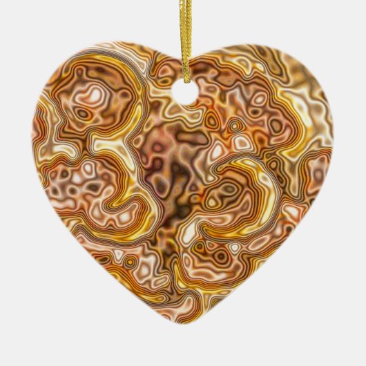 GOLDEN KERAMISCH ORNAMENT (Voorkant)