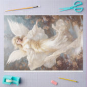 Golden kerst Angel Tissuepapier (Craft)