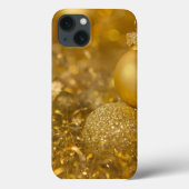 Golden kerst Baubles Case-Mate iPhone Case (Achterkant)