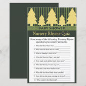 Golden kerstboom Nursery Rhyme Quiz spel (Voorkant / Achterkant)