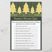 Golden kerstboom Nursery Rhyme Quiz spel (Voorkant)
