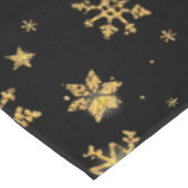 Golden kerstboomschilfers patroon tafelkleed (Gekanteld)