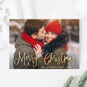 Golden Kerstfeestdag — Magnetische kaart