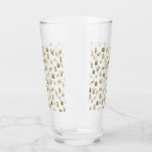 Golden kerstglazen tumbler (Links)