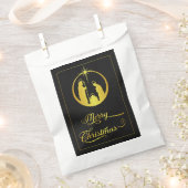 Golden kerstinsnijding bedankzakje (Geknipt)