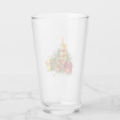 Golden Kerstkaarle Glas (Achterkant)