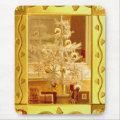 Golden Kerstmis Mousepad Muismat (Voorkant)