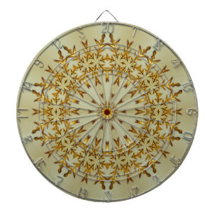 Golden Kerstmis Wreath Dartbord