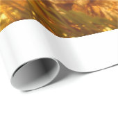 Golden kerstpapier cadeaupapier (Rol Hoek)