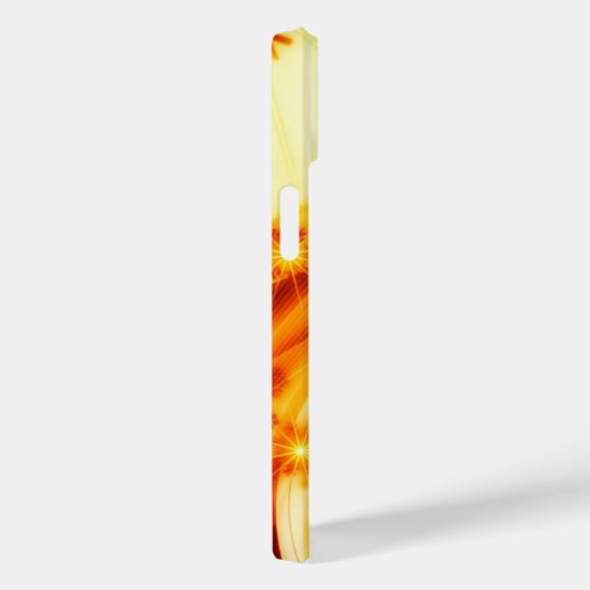 Golden kerstsnowflakes Case-Mate iPhone case (Achterkant / Rechts)