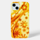 Golden kerstsnowflakes Case-Mate iPhone case (Achterkant)