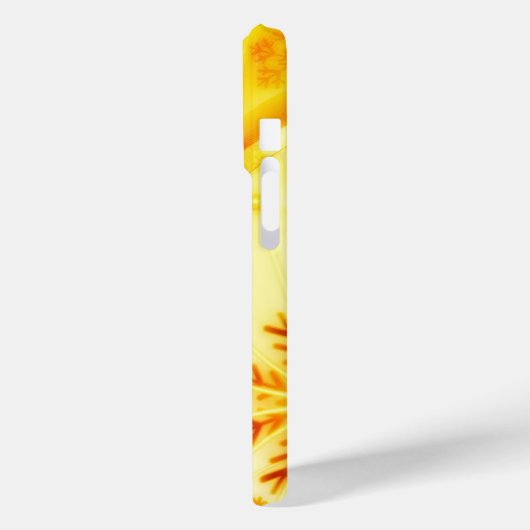 Golden kerstsnowflakes Case-Mate iPhone case (Achterkant / Links)